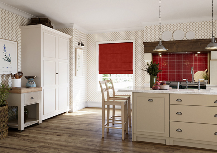 Faux Suede, Brick - Roman Blind - Image 7